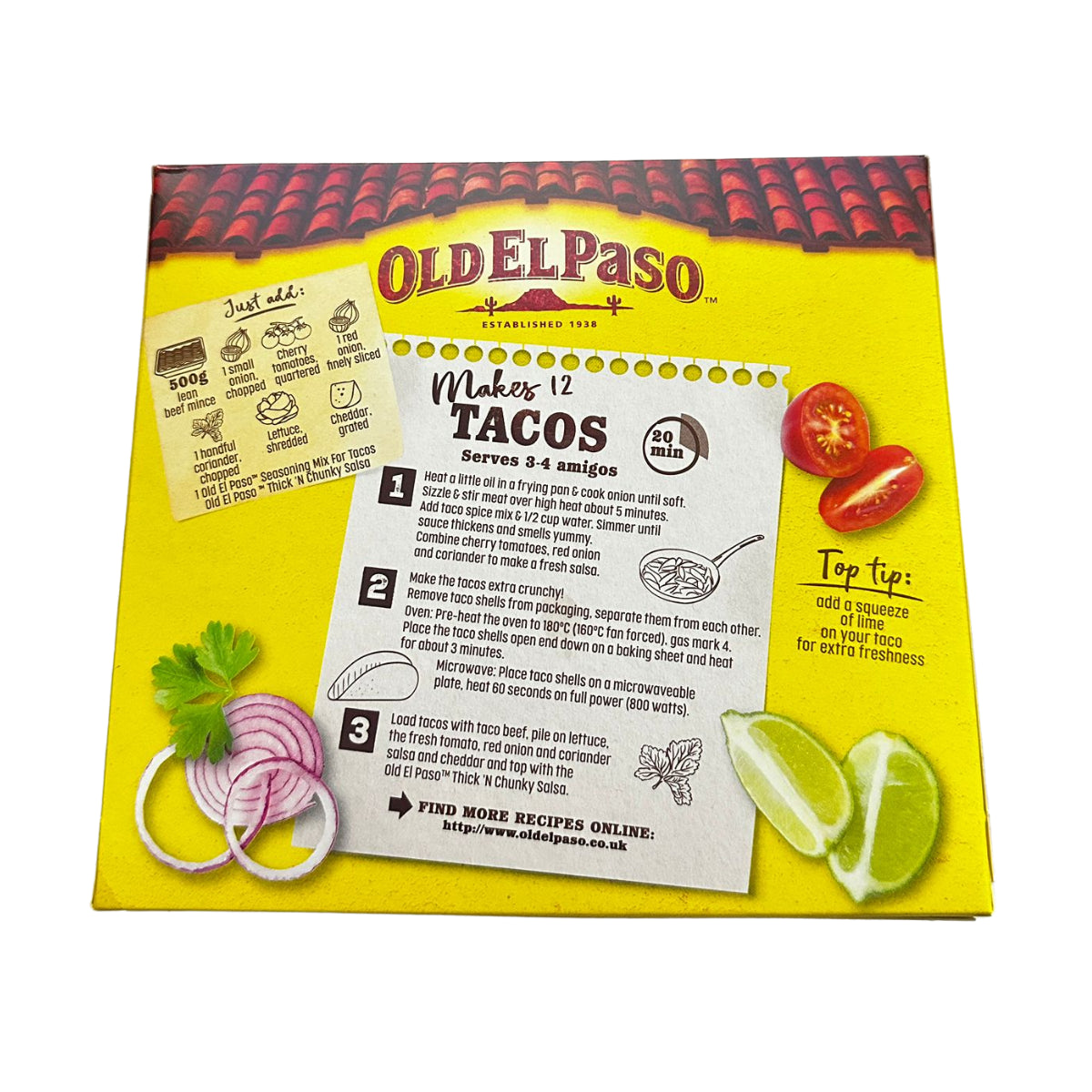 Old El Paso Taco Shells 156g