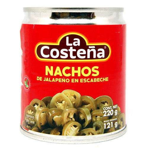 Ardei Jalapeno Feliati pentru Nachos 210g La Costena