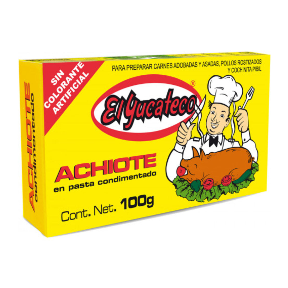 El Yucateco Achiote Paste 100 g – pasta mexicana din seminte de annatto