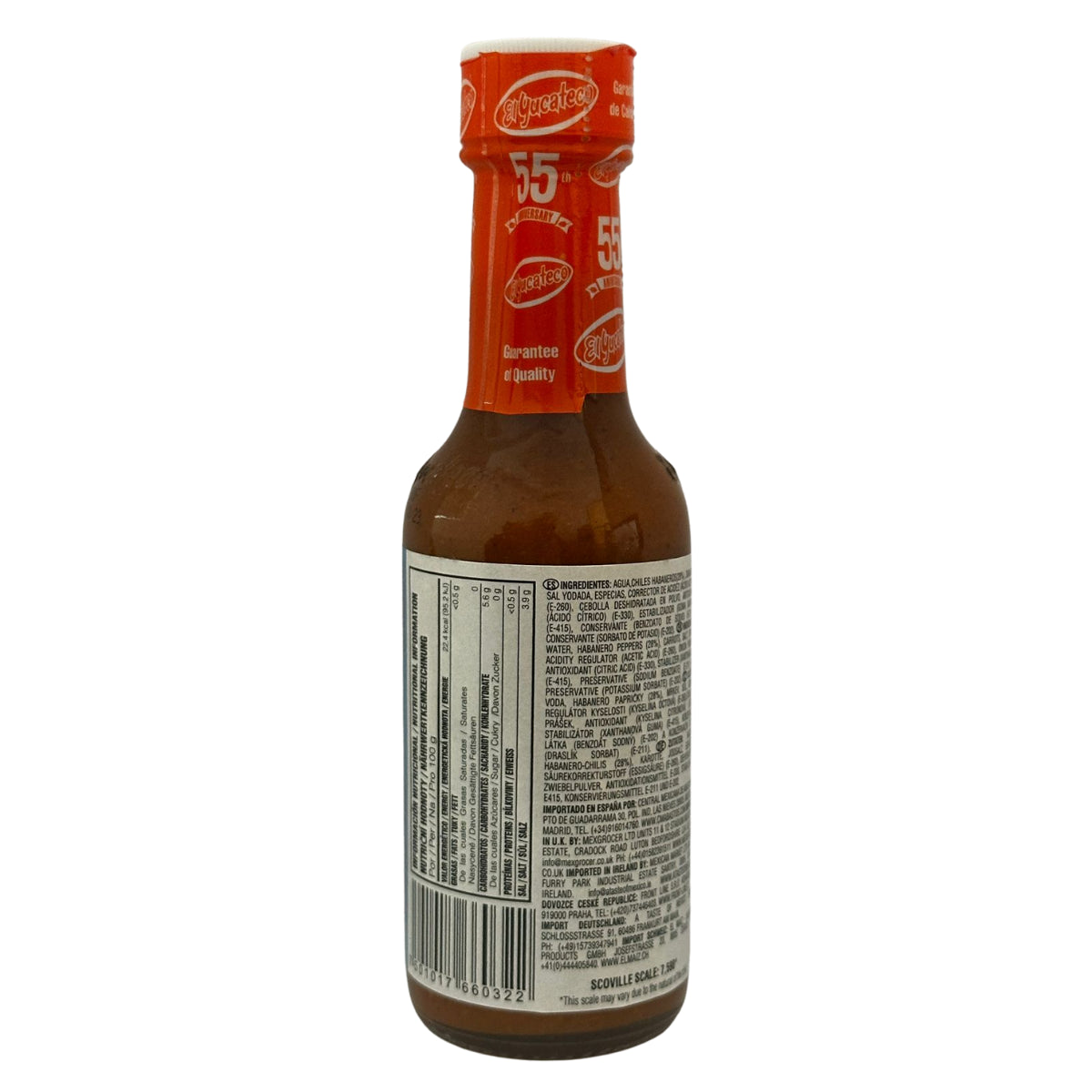 Sos Caribbean Habanero El Yucateco 120ml