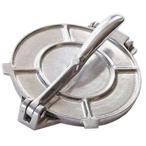 Presa tortilla din aluminiu, 25 cm, argintie