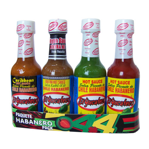Sosuri mexicane iuti El Yucateco Habanero Salsa 4PACK 4 x 120ml