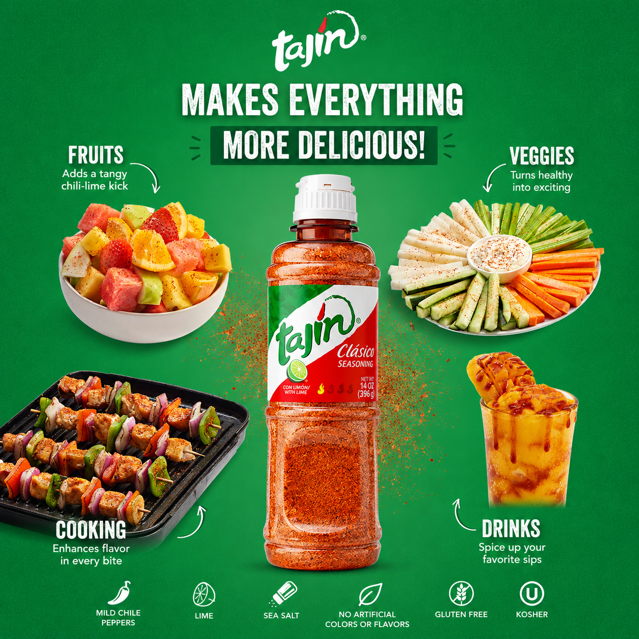 Condiment Chilli si Lime 400g - Tajin