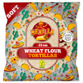 Tortilla din faina de grau Mexilla 25 cm - 18 bucati x 60 g
