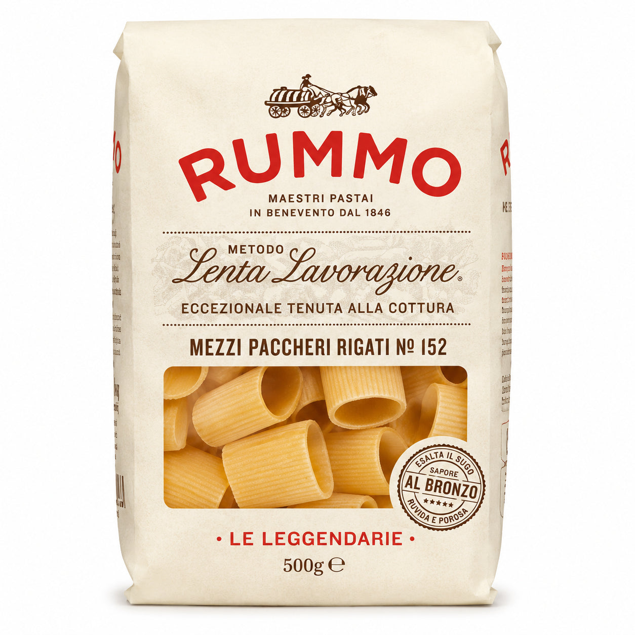 Paste Mezzi paccheri nr. 152 500g - Rummo