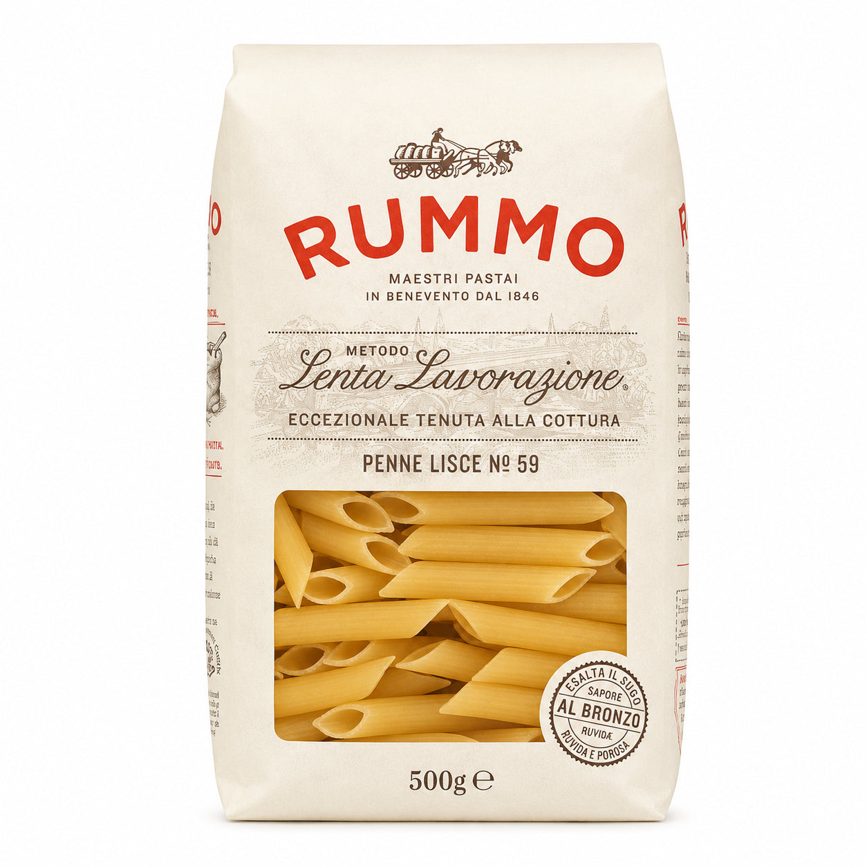 Paste Penne lisce nr. 59 500g - Rummo