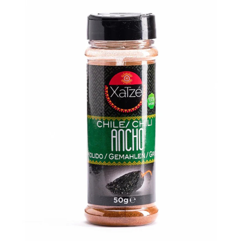 Ardei uscat Ancho macinat 50g – Xatze