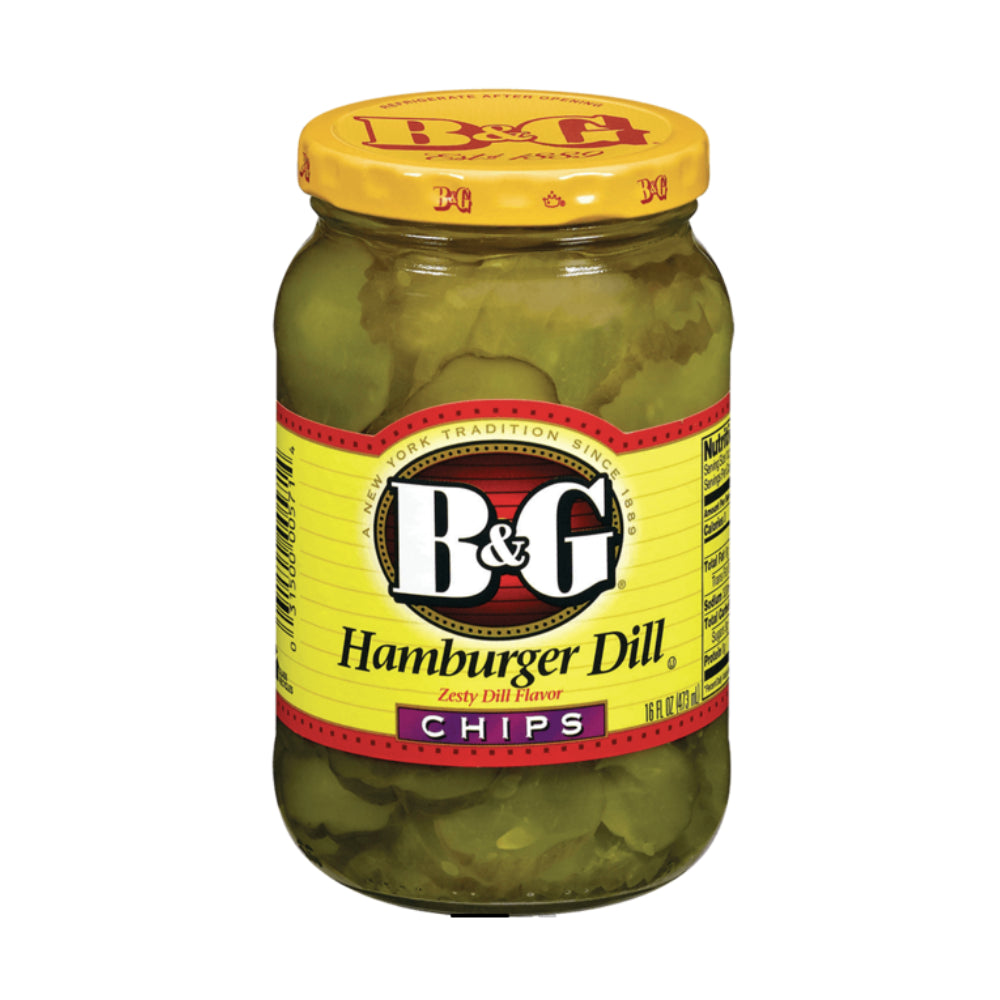 Castraveti murati felii Hamburger Dill 473ml – B&G