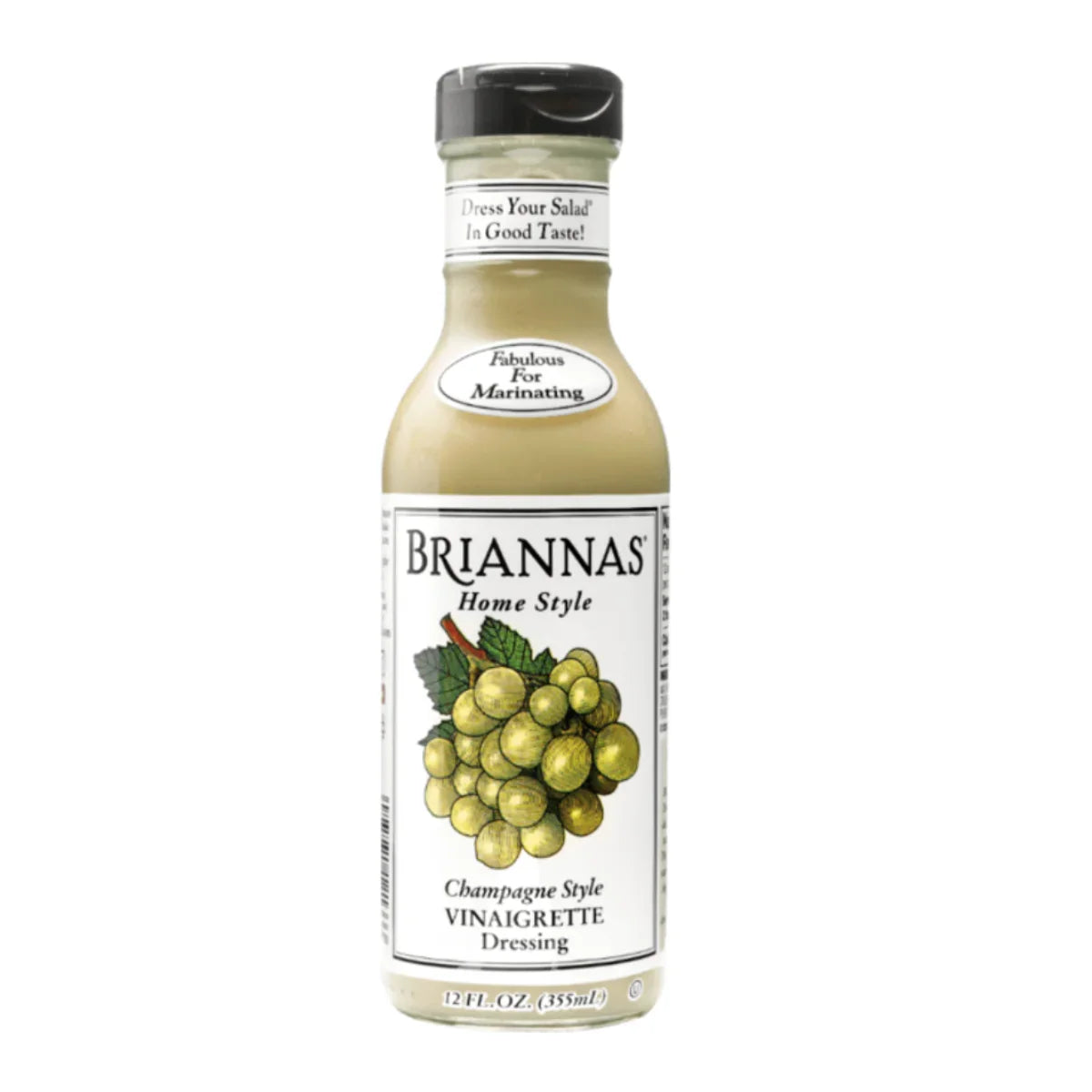 Dressing Champagne Vinegar 340ml Briannas