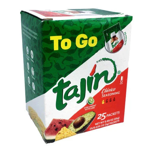 Tajin To Go – 25 Pliculete de Condiment cu Chili, Lime si Sare
