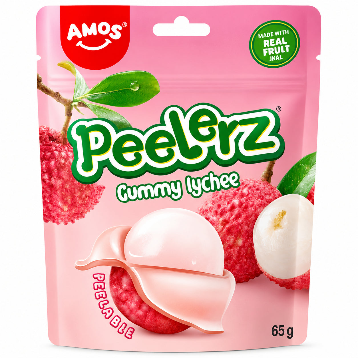 Amos Peelerz cu aroma de lychee 65 g