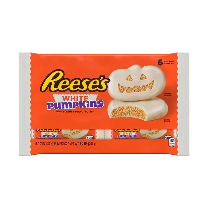 Ciocolata Alba Reeses 6x34g White Pumpkins