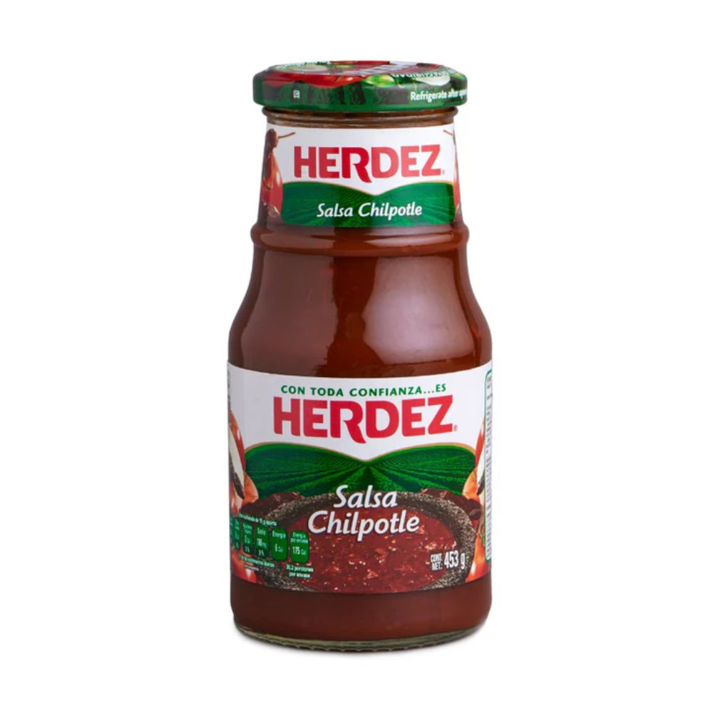 Ardei Chipotle in sos Adobo 453g – Herdez