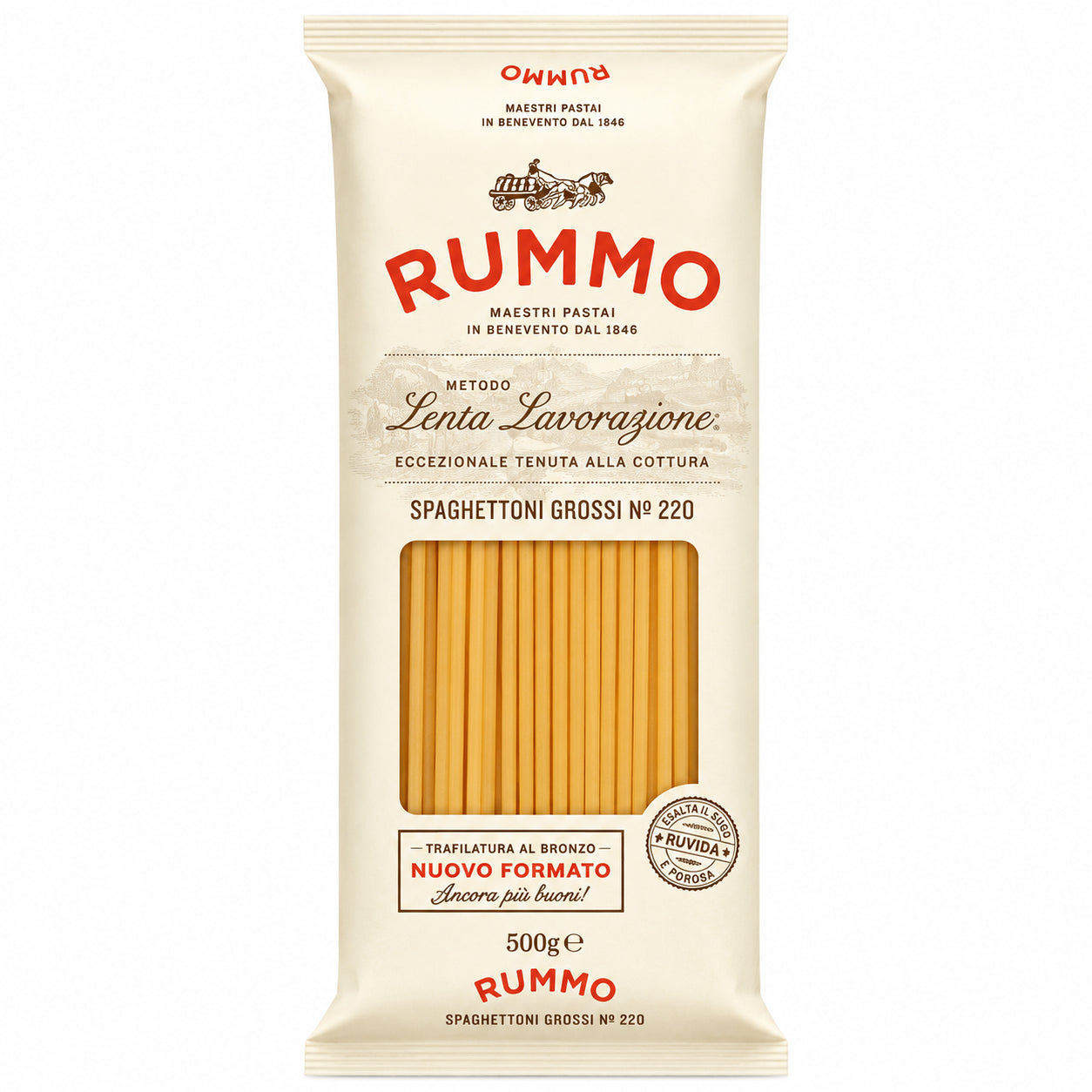 Paste Spaghettoni grossi nr. 220 500g - Rummo
