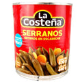 Ardei Serrano Intregi 820g La Costena