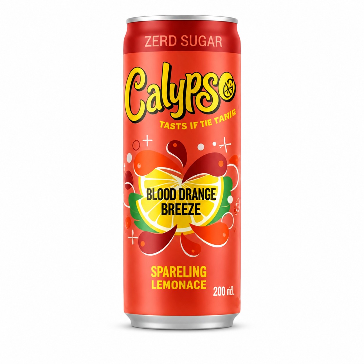 Limonada Calypso Blood Orange Breeze fara zahar - 330ml