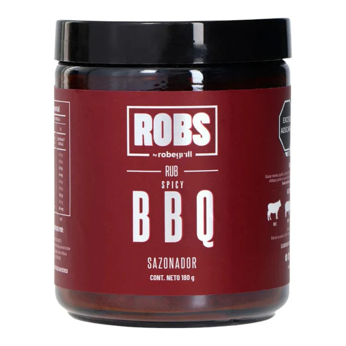 Condiment Robs Rub Spicy BBQ 160g – Robegrill