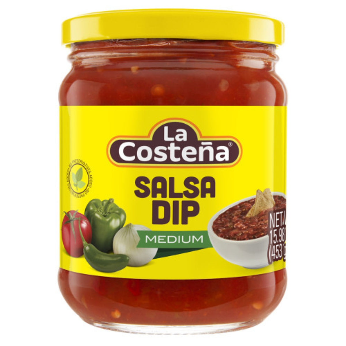 Salsa dip mexicana regular 453g La Costena