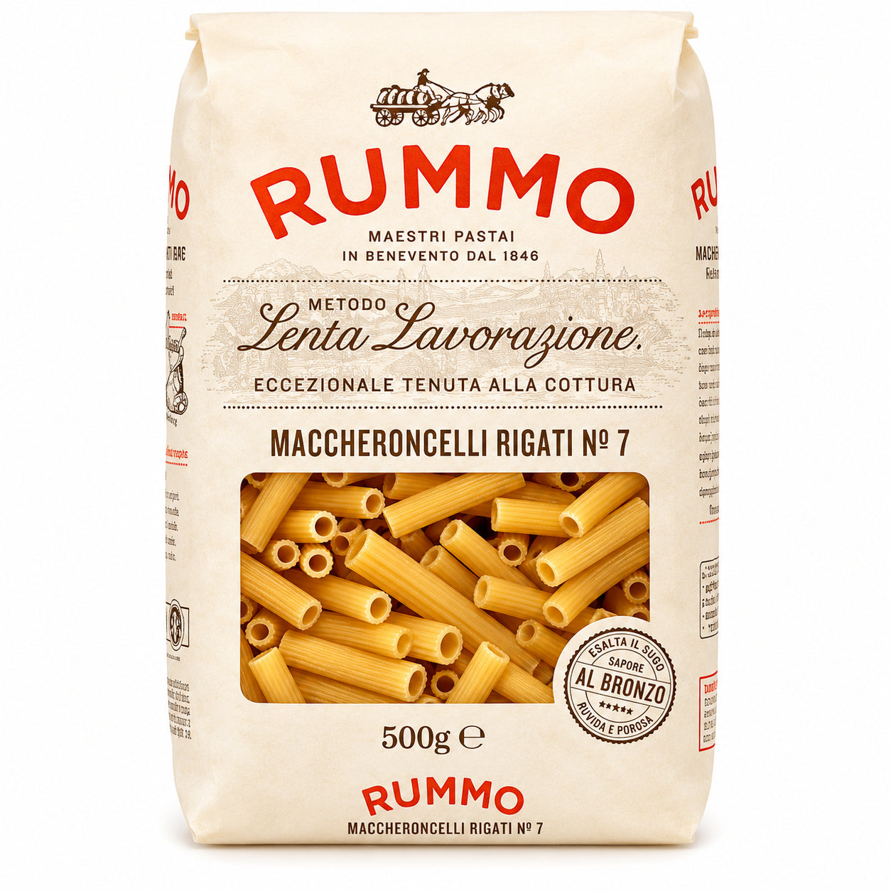 Paste Maccheroncelli rigati nr. 7 500g - Rummo