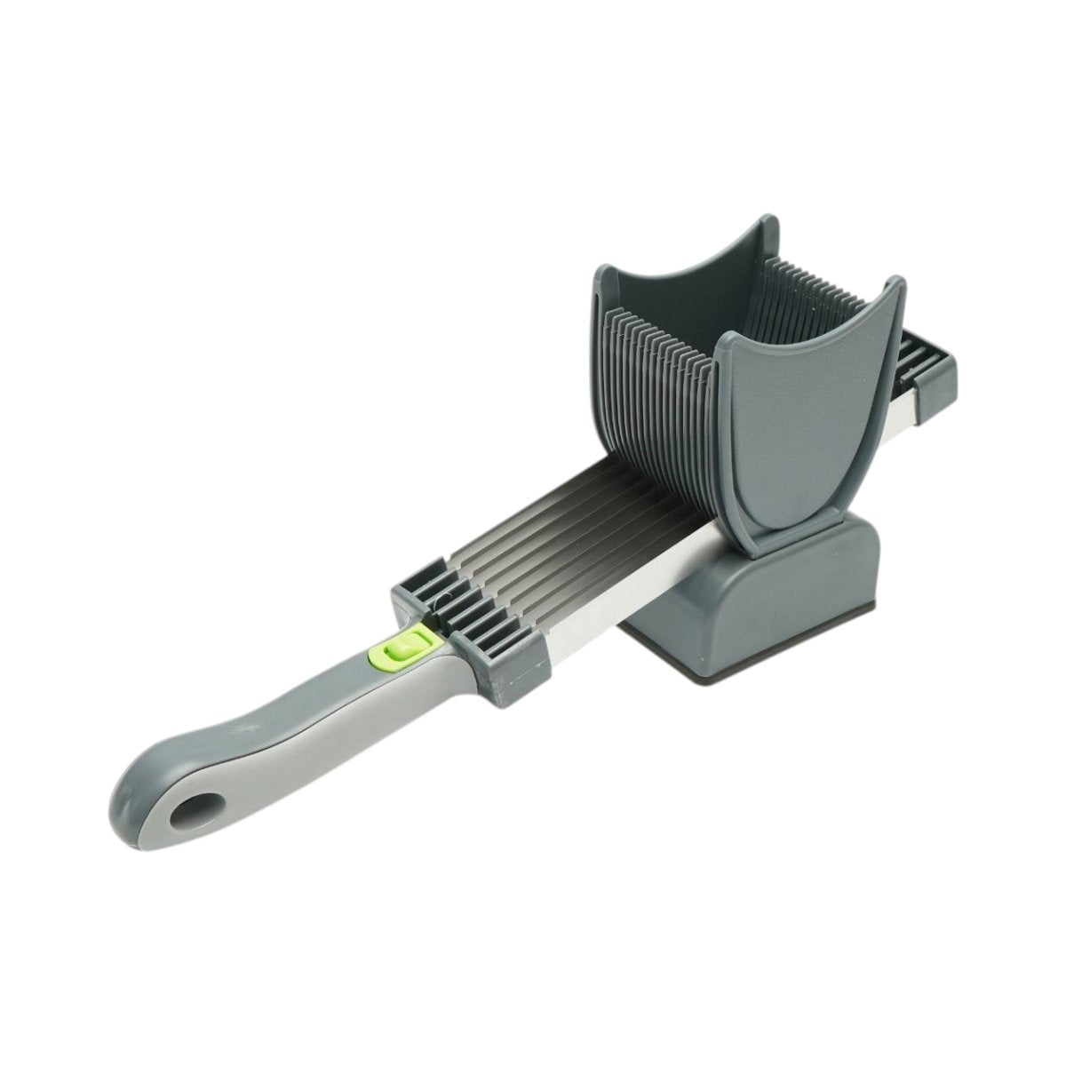 Feliator manual pentru carne cu 17 lame inox - taiere felii, fasii si cuburi 2/4 mm