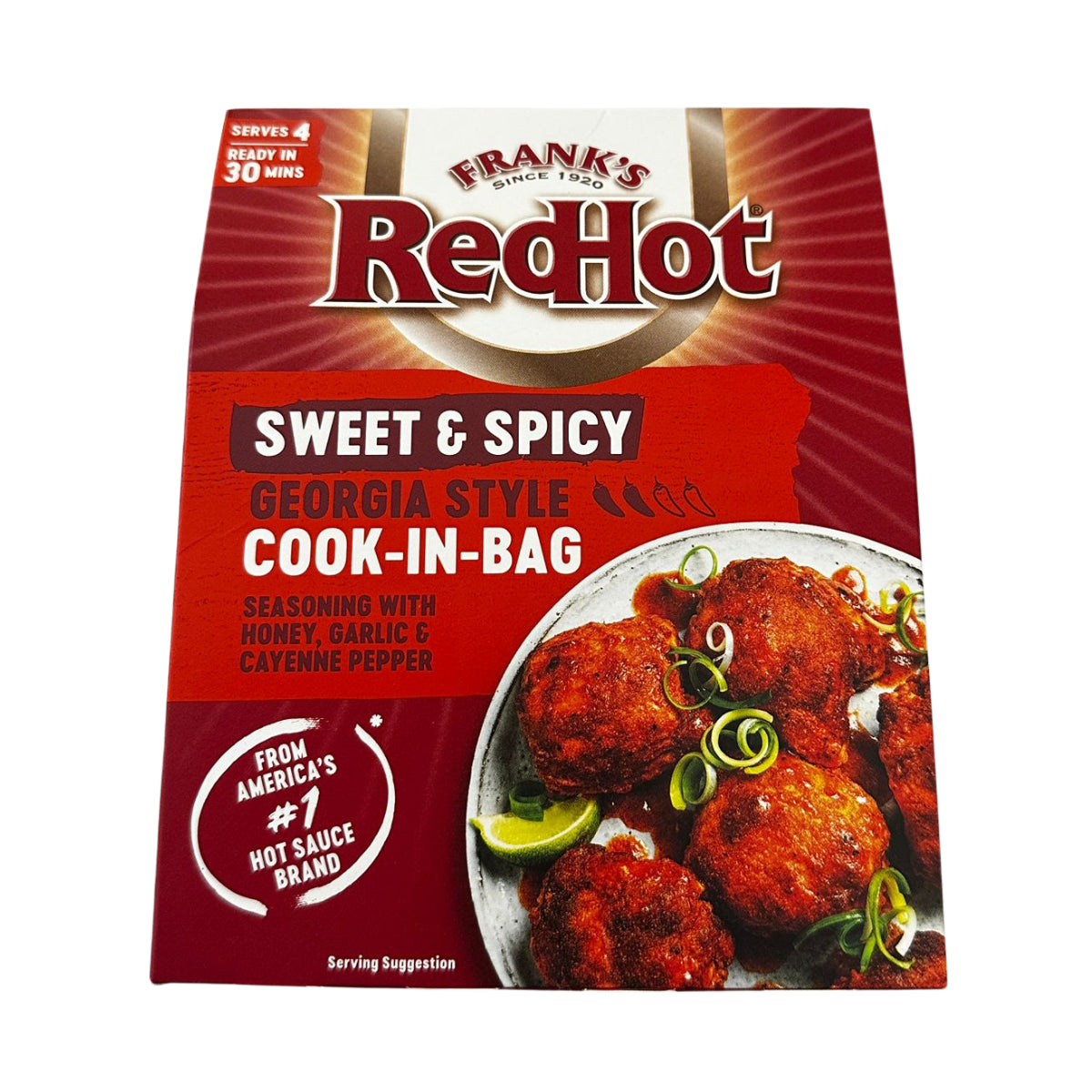 Condiment pentru gatit în punga – Frank’s Sweet & Spicy Georgia Style (25g)