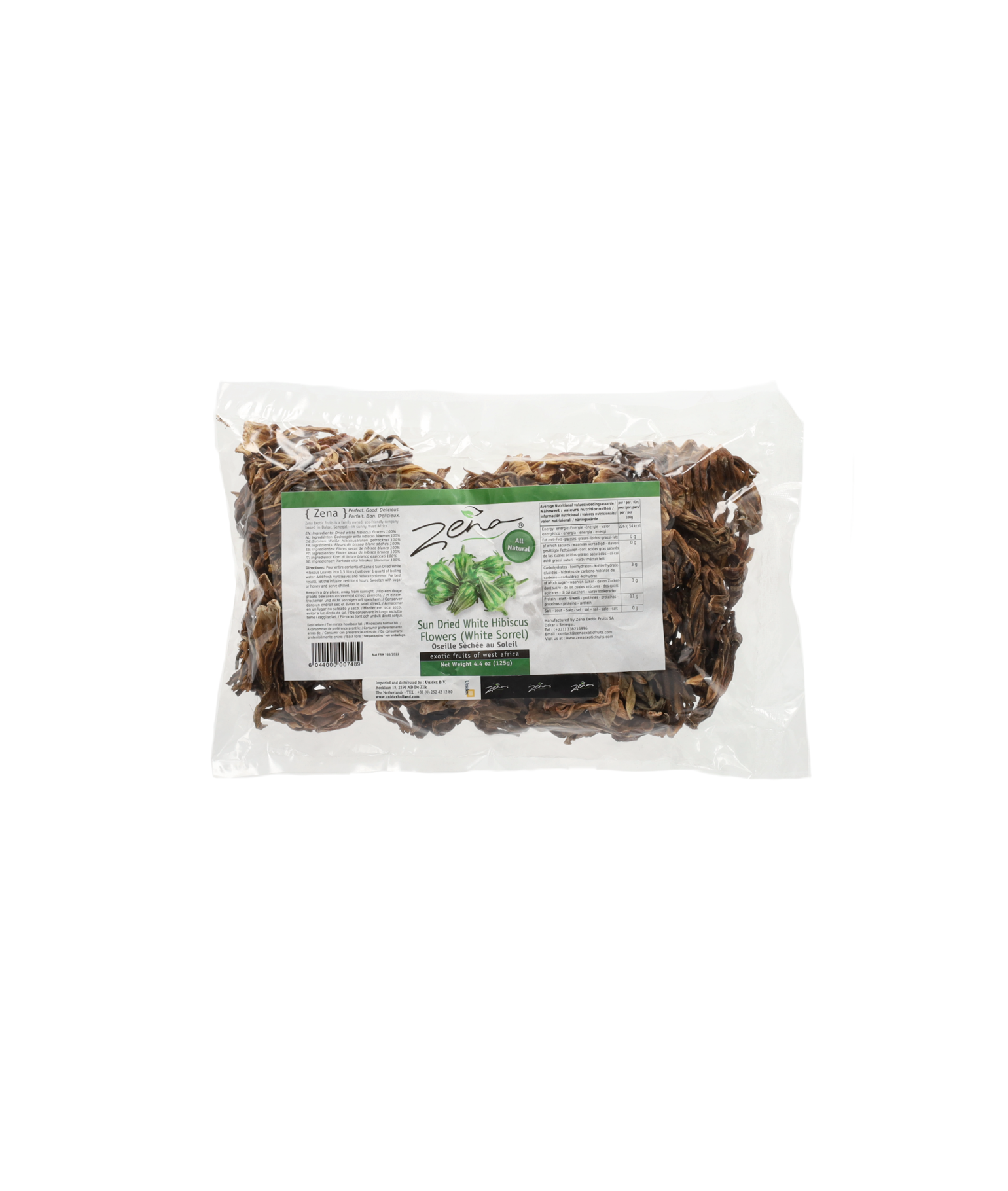 Floare Hibiscus Uscata Alba (Sorrel) Zena 125 g